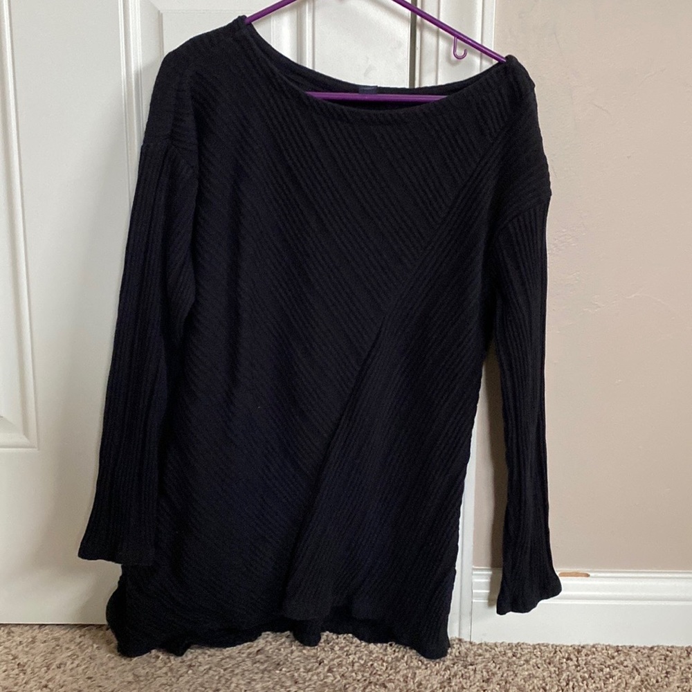 Maeve opal ribbed tunic sweater
